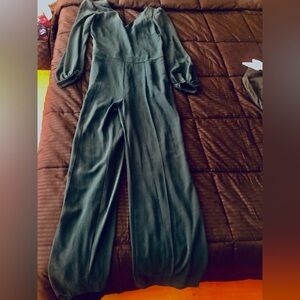 Zara green jumpsuit never worn